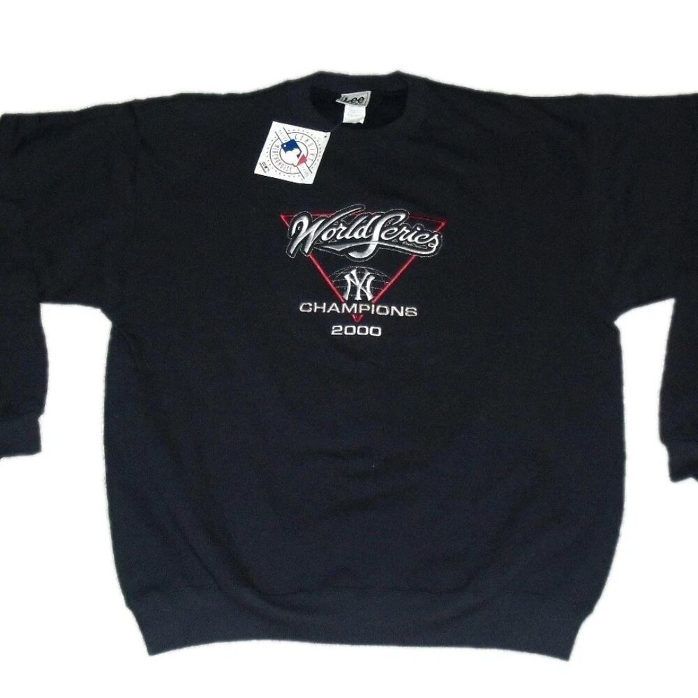 New York Yankees 2000 World Series Champions Mens Vintage Sweatshirt sz. Large